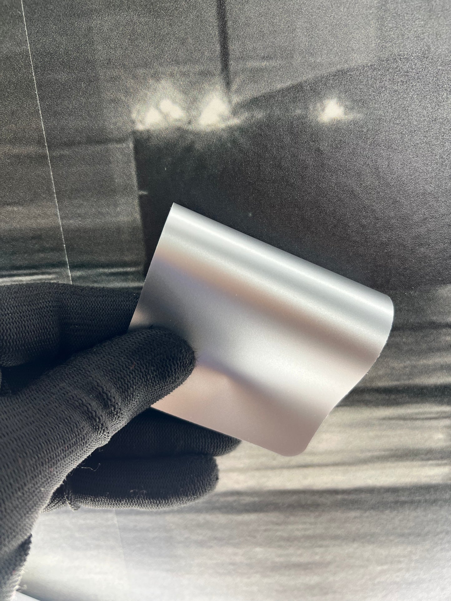 Matte Liquid Metal Moon Silver